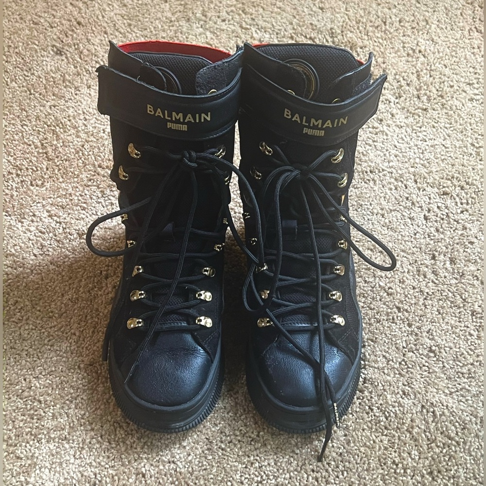 Puma x Balmain deva boots womens 5.5 US (has wear)